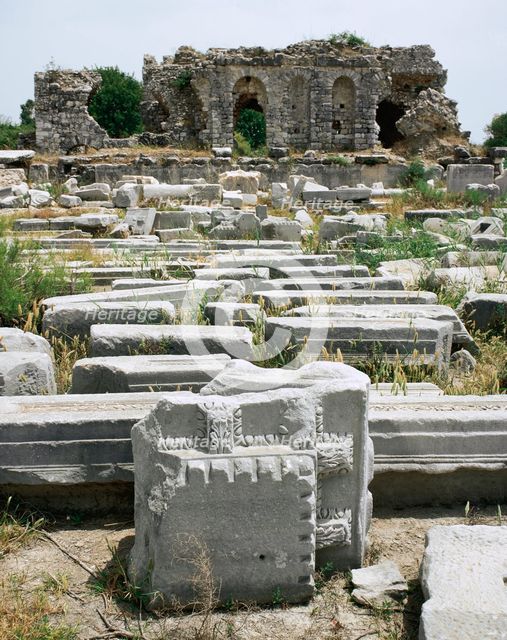 Temple of Athena, Troy IX stratum, Troy, Turkey, 2005. Creator: Unknown.