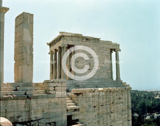 Temple of Athena Nike on the Acropolis, 5th century b.C..