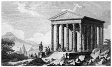 Temple of Augustus at Mylasa (Milas), Turkey, 19th century
