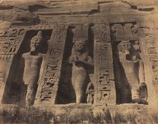 Temple of Abu Simbel, 1856. Creator: Robert Murray (British, 1822-1893)