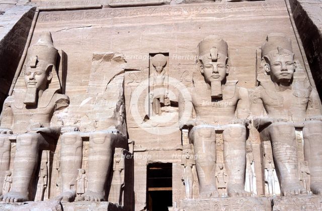 Temple of Abu Simbel, Egypt, 13th century BC. Artist: Unknown