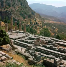 Temple of Apollo at Delphi, 6th century BC