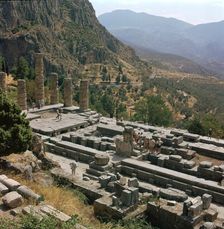 Temple of Apollo at Delphi, 6th century BC