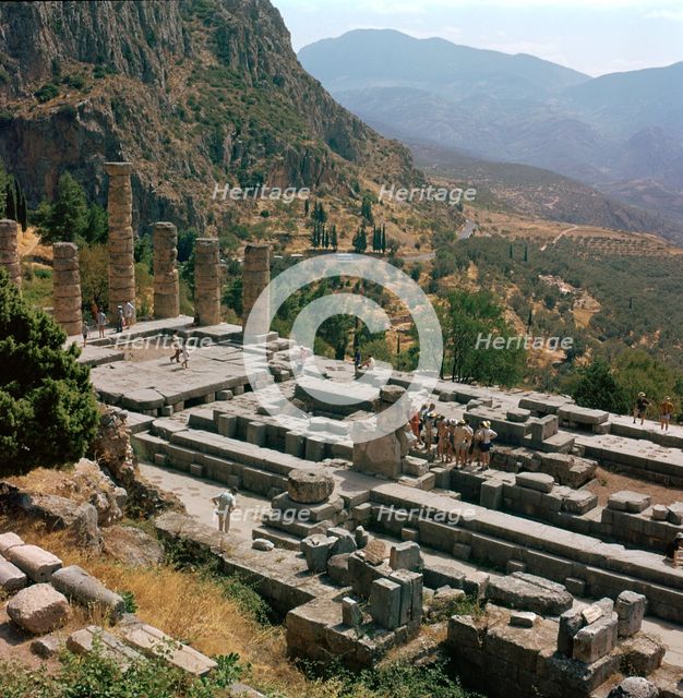 Temple of Apollo at Delphi, 6th century BC. Artist: Unknown