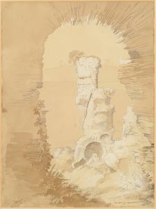 Temple Of Apollo, Avernus, 1825. Creator: James William Giles