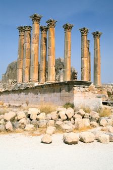 Temple of Artemis, Jerash, Jordan. Creator: Vivienne Sharp