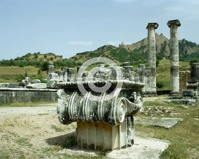 Temple of Artemis, Sardis, Turkey, 1999. Creator: Unknown.