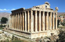 Temple of Bacchus, Baalbek, Lebanon. Creator: Vivienne Sharp