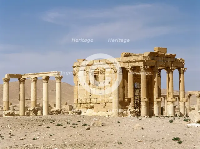 Temple of Baalshamin, Palmyra, Syria, 2001. Creator: LTL.