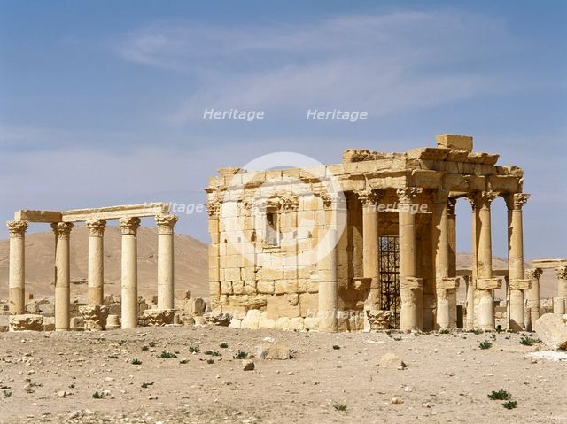 Temple of Baalshamin, Palmyra, Syria, 2001. Creator: LTL.