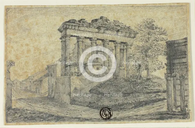 Temple of Concord at Foot of Campidoglio, n.d. Creator: Unknown.