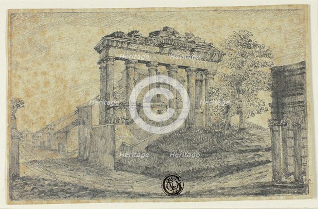 Temple of Concord at Foot of Campidoglio, n.d. Creator: Unknown.