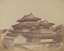 Temple of Confucius, Pekin, October 1860, 1860. Creator: Felice Beato