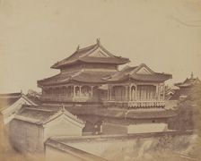 Temple of Confucius, Pekin, October 1860, 1860. Creator: Felice Beato