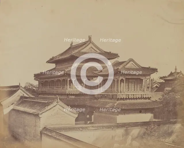 Temple of Confucius, Pekin, October 1860, 1860. Creator: Felice Beato.