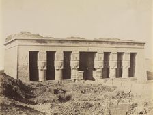 Temple of Dendera, c. 1870s - 1880s. Creator: Antonio Beato (British, c. 1825-1903)
