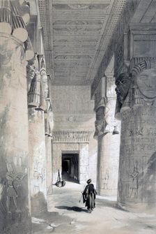 Temple of Denderah Egypt, 19th century. Artist: Henry Pilleau