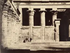 Temple of Edfu, 1867. Creator: Gustave Le Gray
