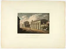 Temple of Fortuna Virilis, plate thirty-four from the Ruins of Rome, published January 1, 1797. Creator: Matthew Dubourg