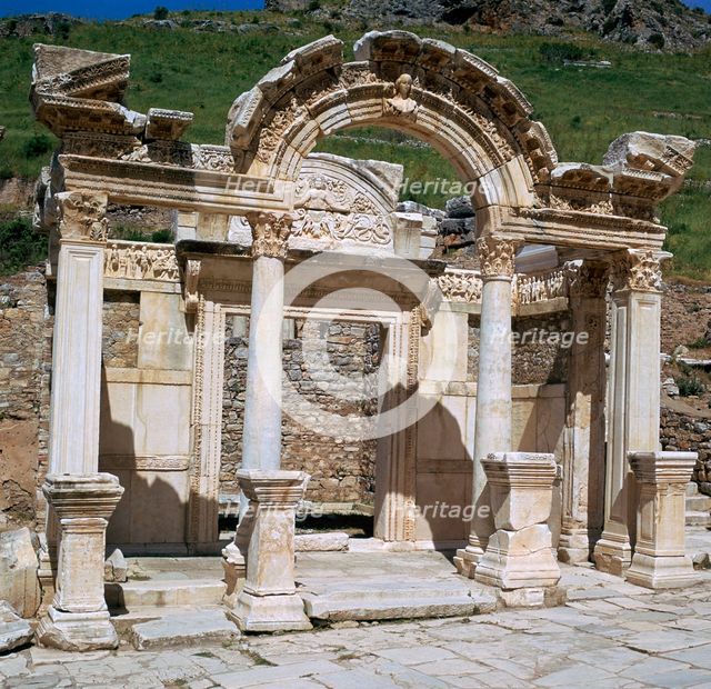 Temple of Hadrian in Ephesus, 2nd century. Artist: Unknown