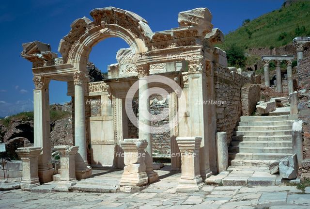 Temple of Hadrian in Ephesus, 2nd century. Artist: Unknown