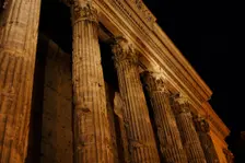 Temple of Hadrian, Piazza di Pietra (Piazza of Stone), Rome, Italy, 2009. Creator: LTL