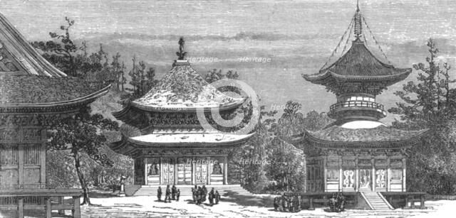 'Temple of Hatchiman, at Kamakura; A European Sojourn in Japan', 1875. Creator: Unknown.