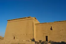 Temple of Hathor - Western side, Dendera, Egypt, 2019. Creator: LTL