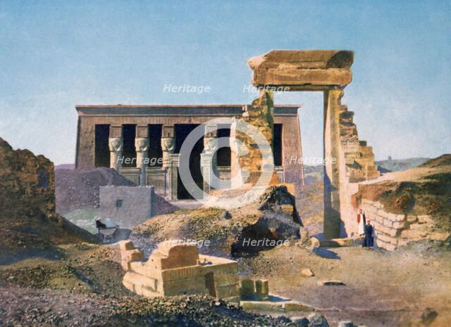 Temple of Hathor, Dendera, Egypt, 20th century. Artist: Unknown