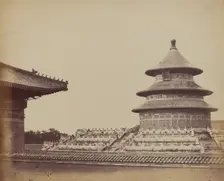 Temple of Heaven from the Place Where the Priests Are Burnt, in the Chinese City... October 1860. Creator: Felice Beato