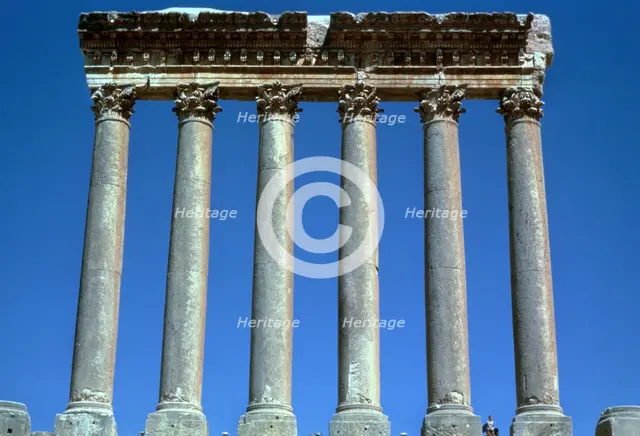 Temple of Heliopolitan Zeus, Baalbek, Lebanon, 10-249 AD. Artist: Unknown