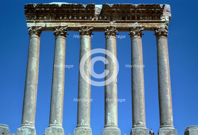 Temple of Heliopolitan Zeus, Baalbek, Lebanon, 10-249 AD. Artist: Unknown