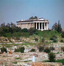 Temple of Hephaestus in the Agora in Athens