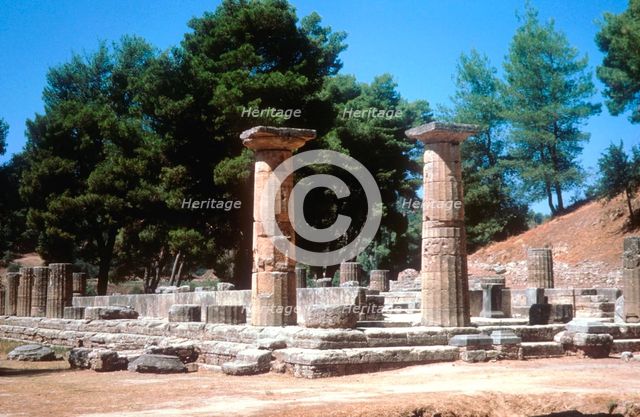 Temple of Hera, Olympia, Greece, 7th-6th century BC. Artist: Unknown