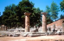 Temple of Hera, Olympia, Greece, 7th-6th century BC