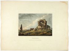 Temple of Hope, plate twenty-four from the Ruins of Rome, published February 1, 1798. Creator: Matthew Dubourg