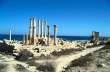 Temple of Isis, Sabratha, Libya. Creator: Vivienne Sharp