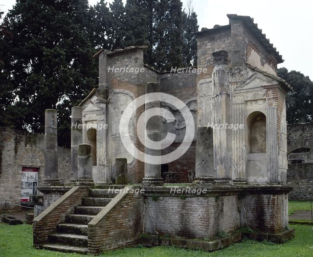 Temple of Isis, Pompeii, Italy, 1st century, (2002). Creator: LTL.