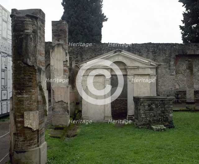 Temple of Isis, Pompeii, Italy, 1st century, (2002). Creator: LTL.