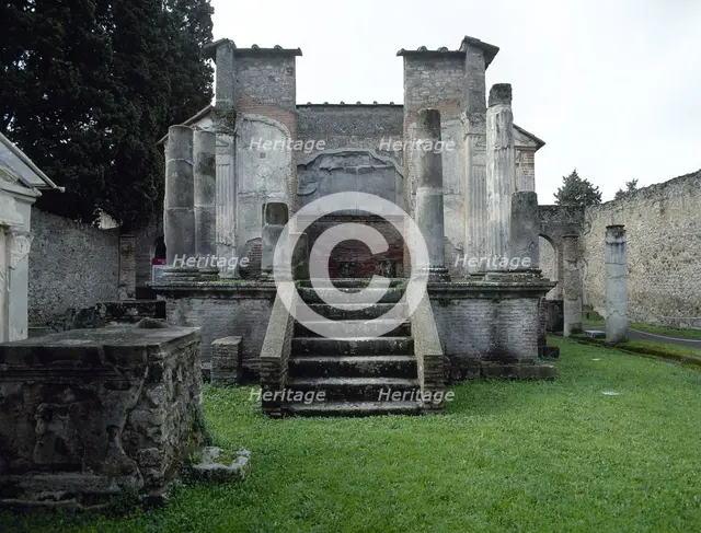 Temple of Isis, Pompeii, Italy, 1st century, (2002). Creator: LTL.