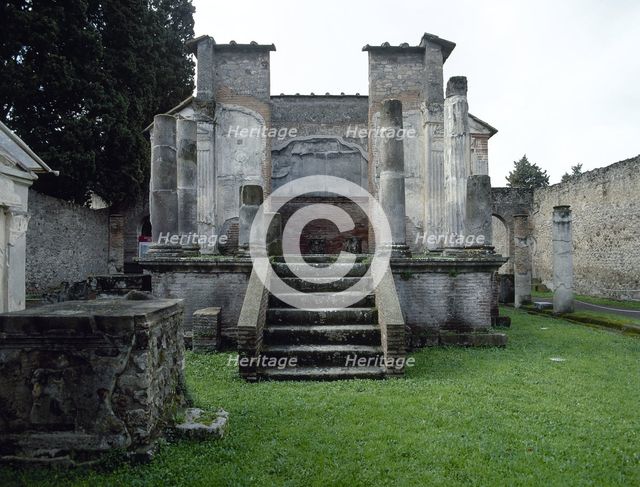 Temple of Isis, Pompeii, Italy, 1st century, (2002). Creator: LTL.