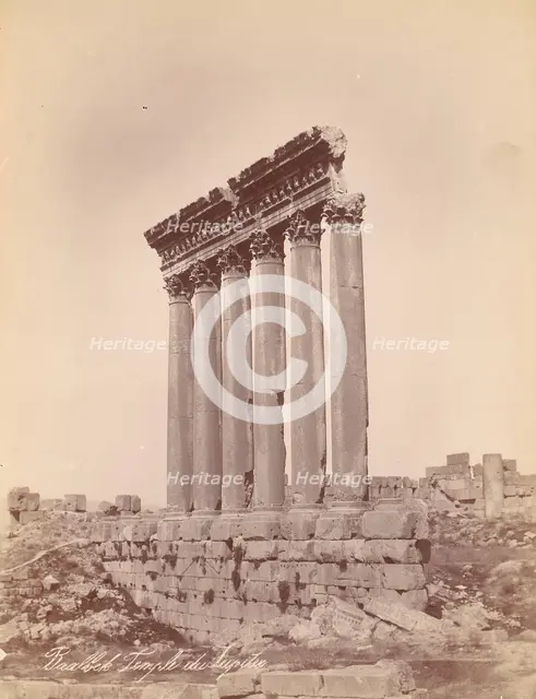 Temple of Jupiter, 1880s. Creator: Unknown.