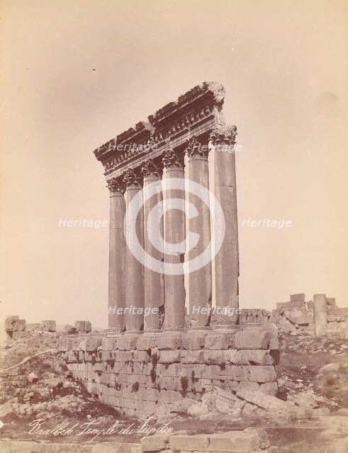 Temple of Jupiter, 1880s. Creator: Unknown.