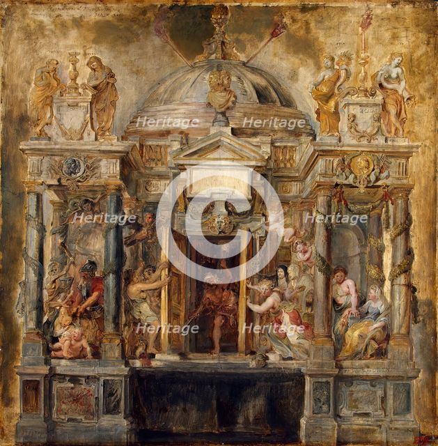Temple of Janus (Templum Jani), 1634. Creator: Peter Paul Rubens.
