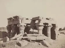 Temple of Kom Ombo on the Eastern Bank of the Nile, c1850. Creator: Anon