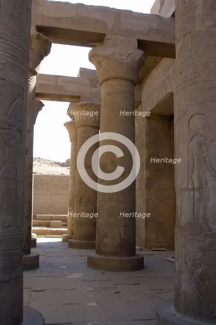 Temple of Kom Ombo, Egypt, Ptolemaic Dynasty, 2nd century BC, (2019).  Creator: LTL.