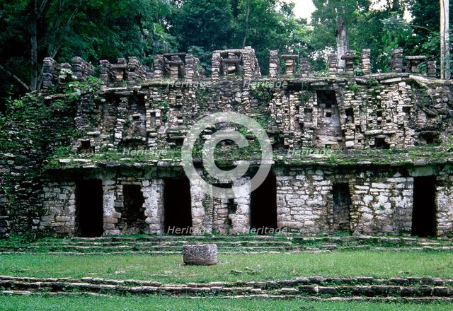Temple of Labyrinth, Yaxchilan, Mexico, Late Classical Period, (1998). Creator: Unknown.