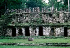 Temple of Labyrinth, Yaxchilan, Mexico, Late Classical Period, (1998). Creator: Unknown