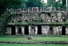 Temple of Labyrinth, Yaxchilan, Mexico, Late Classical Period, (1998). Creator: Unknown