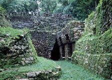 Temple of Labyrinth, Yaxchilan, Mexico, Late Classical Period, (1998). Creator: Unknown